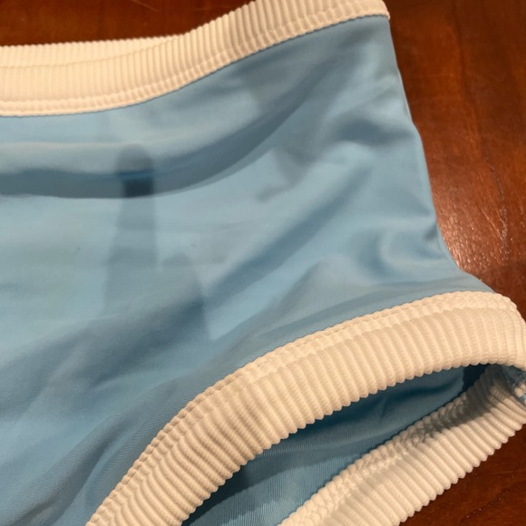 Aerie High waisted Cheeky women’s bathing suit bottoms. Size Large. NWOT - Picture 3 of 10